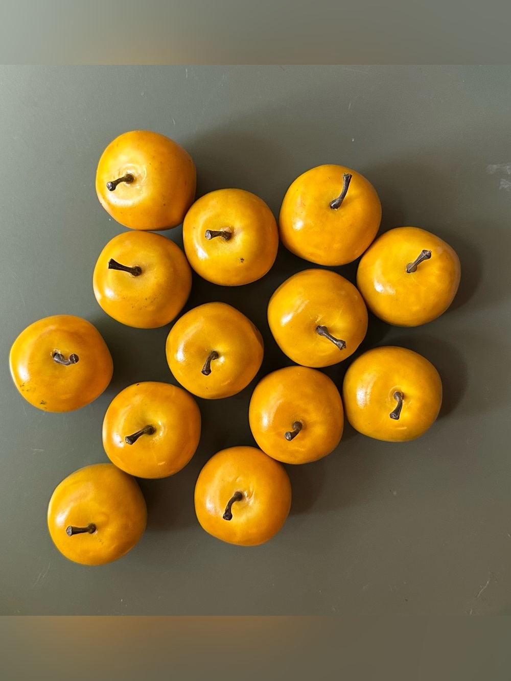 Collection of 13 apples • faux apples